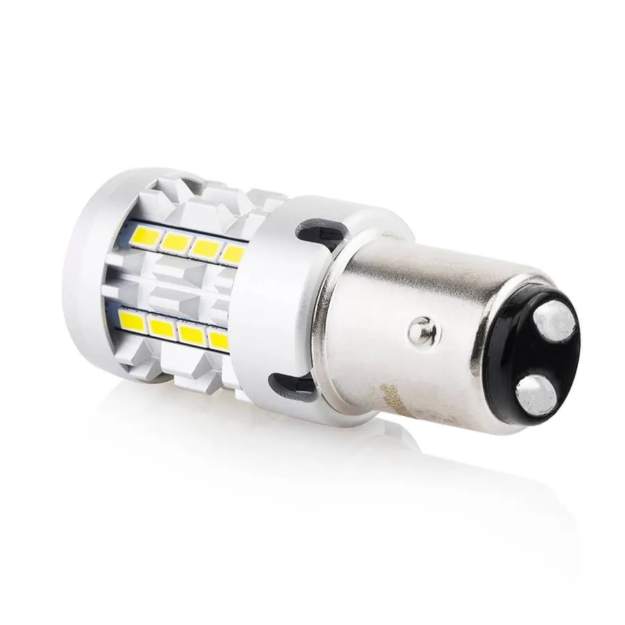 Лампа диодная ElectroKot Impact 10-30V BAY15D P21/5W 5000K белый свет к-т 2шт