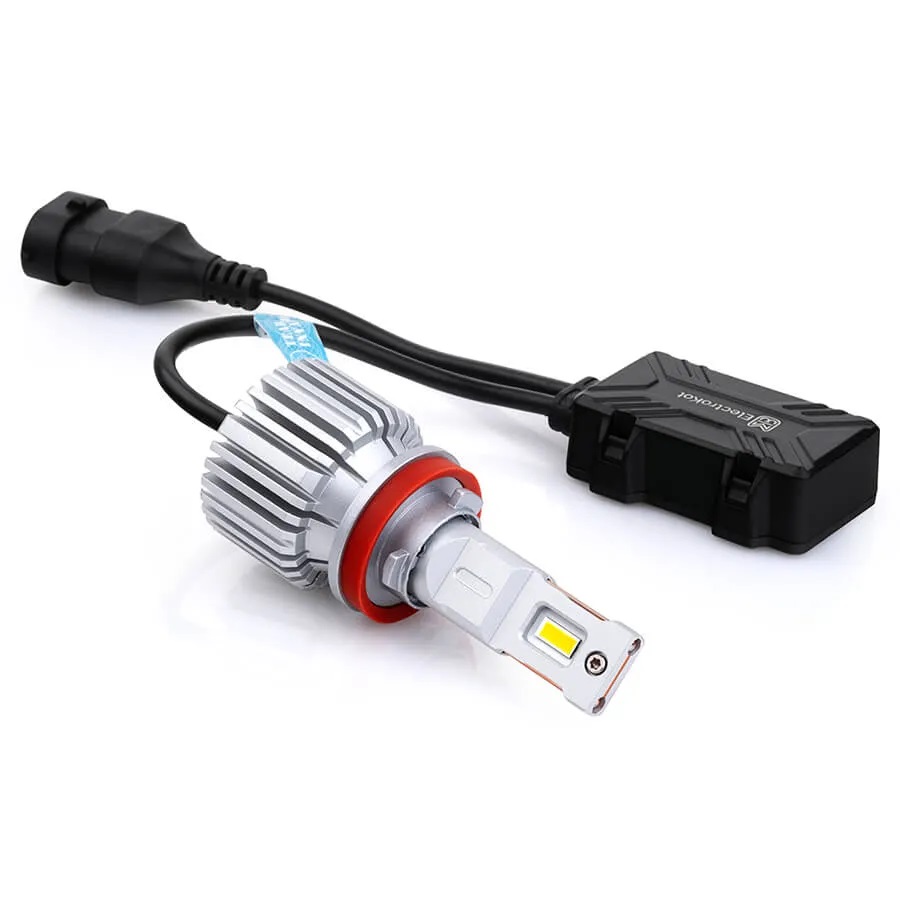 Светодиодные LED лампы ElectroKot Ninja 12V H11 6000K без вентилятора к-т 2шт