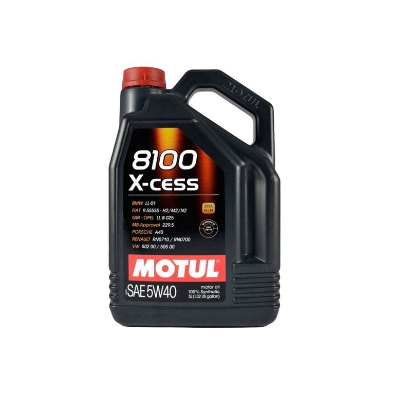 Масло моторное Motul 8100 X-cess A3/B4 5w40 5л. (109776)