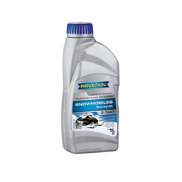 Масло моторное RAVENOL SNOWMOBILES 2-т (для снегоходов) полу-синт. 1л
