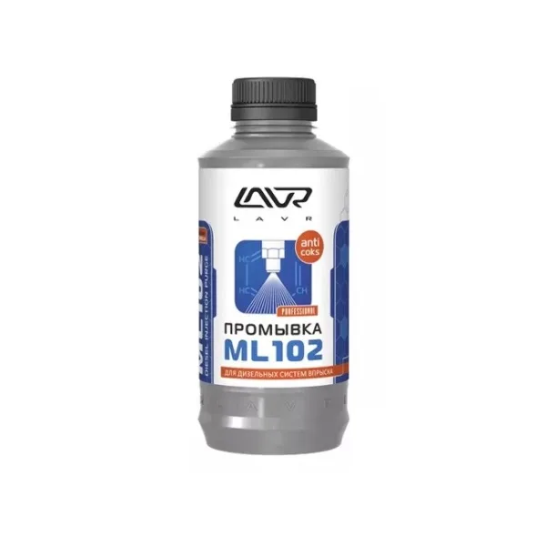 LAVR Ln2002 Промывка дизельного двигателя ML102 с раскоксовывающим действием 1л