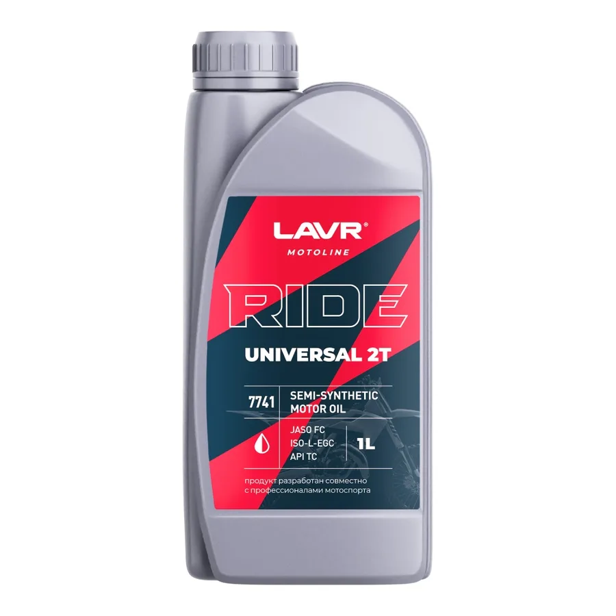 Масло моторное LAVR RIDE Universal 2T FC 1л Ln7741