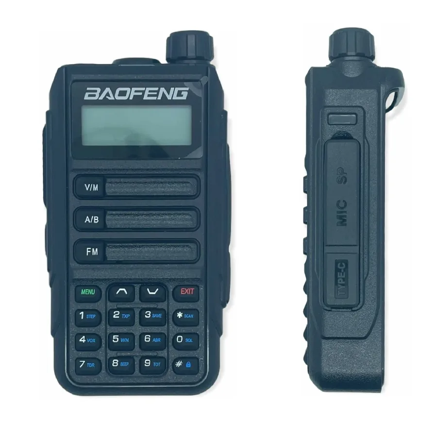 Радиостанция BAOFENG UV-16, зарядка TYPE-C, черный (5W)