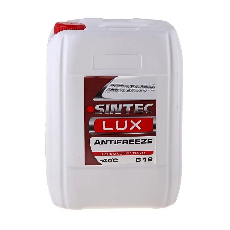 Антифриз SINTEC LUX красный 10кг