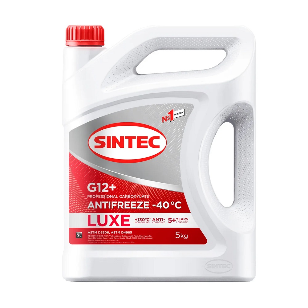 Антифриз SINTEC LUX красный 5кг. (уп-4)
