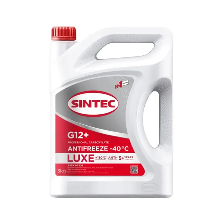 Антифриз SINTEC LUX красный 3кг. (уп-4)