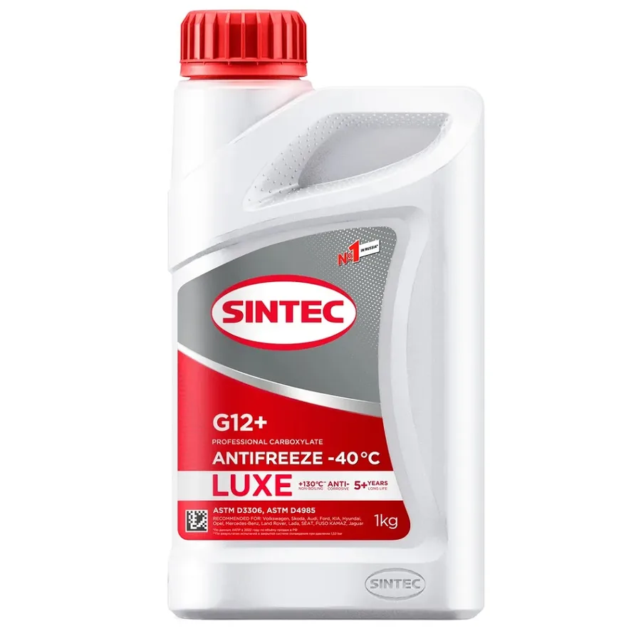 Антифриз SINTEC LUX красный 1кг. (уп-15)
