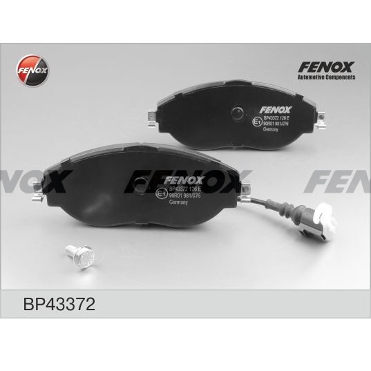 Колодки торм. перед. FENOX BP43372 WV Passat 2011-, GOLF VII
