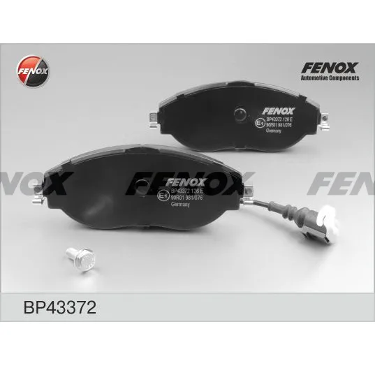 Колодки торм. перед. FENOX BP43372 WV Passat 2011-, GOLF VII