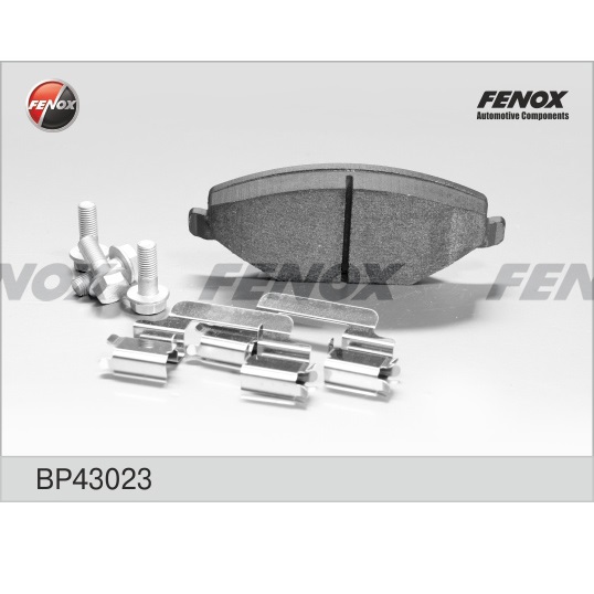 Колодки торм. перед. FENOX BP43023 WV Polo 11-, Scoda Fabia 11- (RUS)