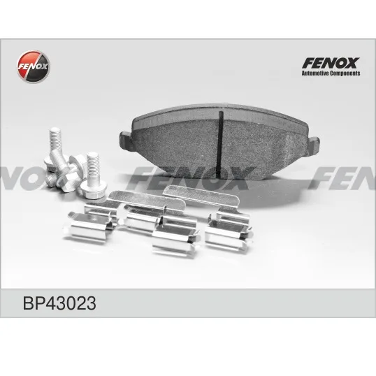 Колодки торм. перед. FENOX BP43023 WV Polo 11-, Scoda Fabia 11- (RUS)