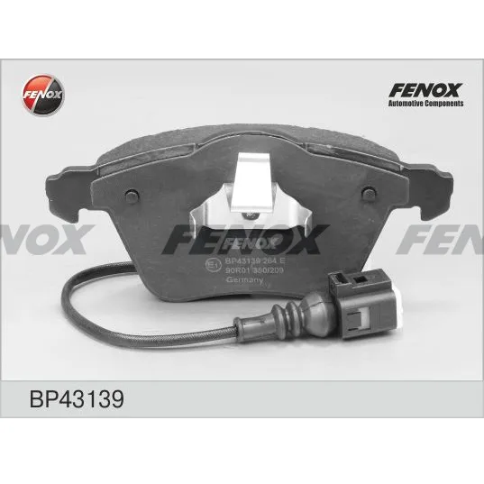 Колодки торм. перед. FENOX BP43139 WV Passat 2005-, GOLF V-VI