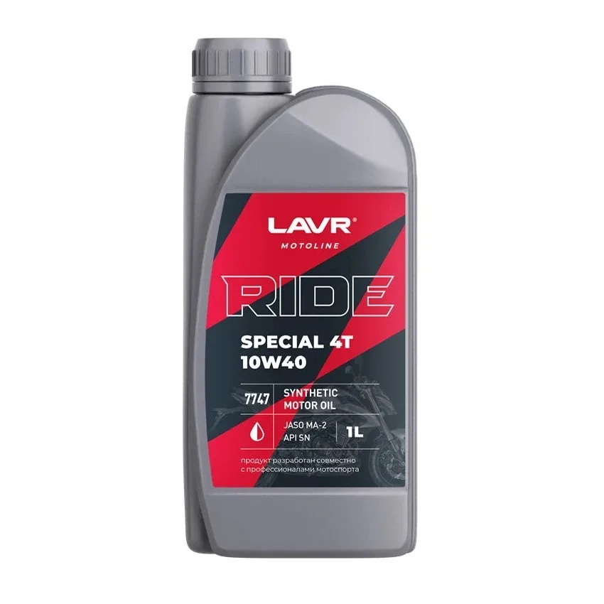 Масло моторное LAVR Ride Special 4T 10W40 API SN, JASO MA-2