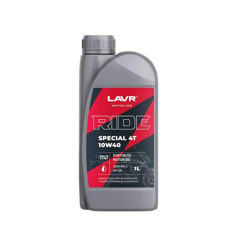Масло моторное LAVR Ride Basic 4T 10W40 API SL,JASO MA-2 1л.