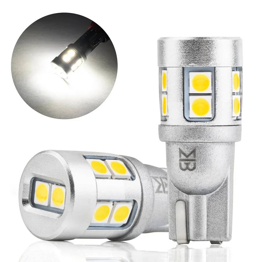 Лампа диодная ElectroKot УльтраЛед 12-24V W5W б/ц бел. 5000K кт. - 2шт.