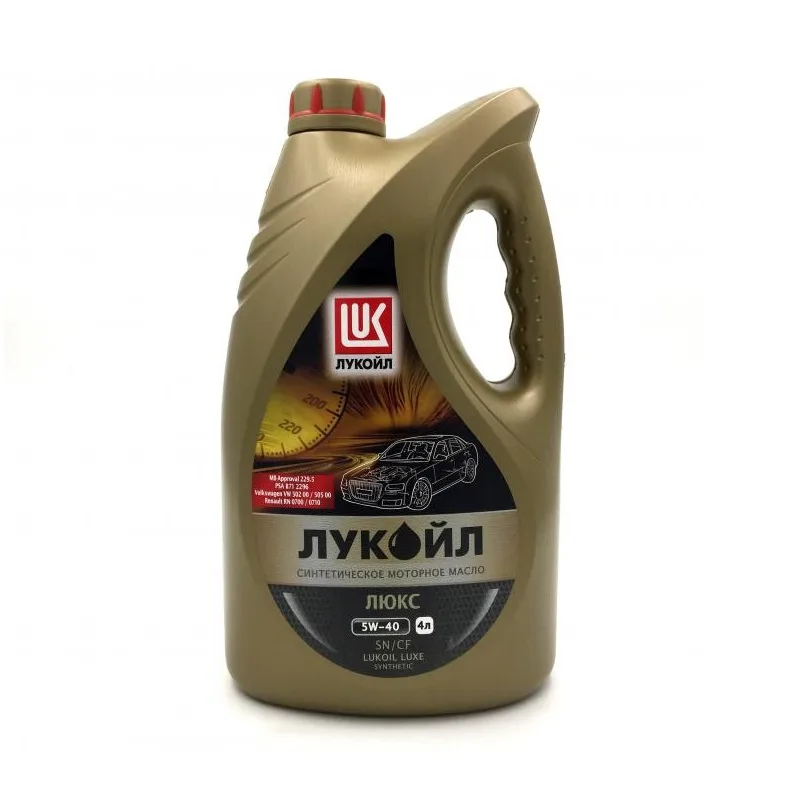 Масло моторное Лукойл Люкс SL/CF 5w40 4л п/с