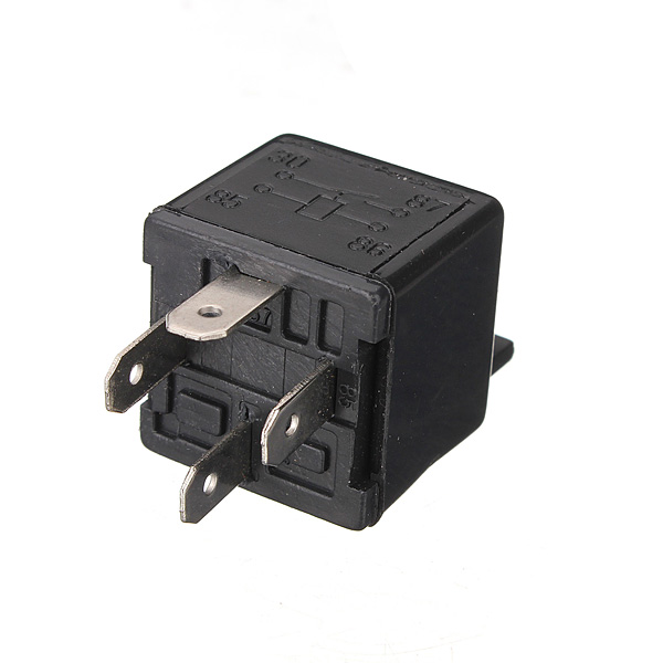 Реле 4-х контактное 12V 30A (с скобой) 0061