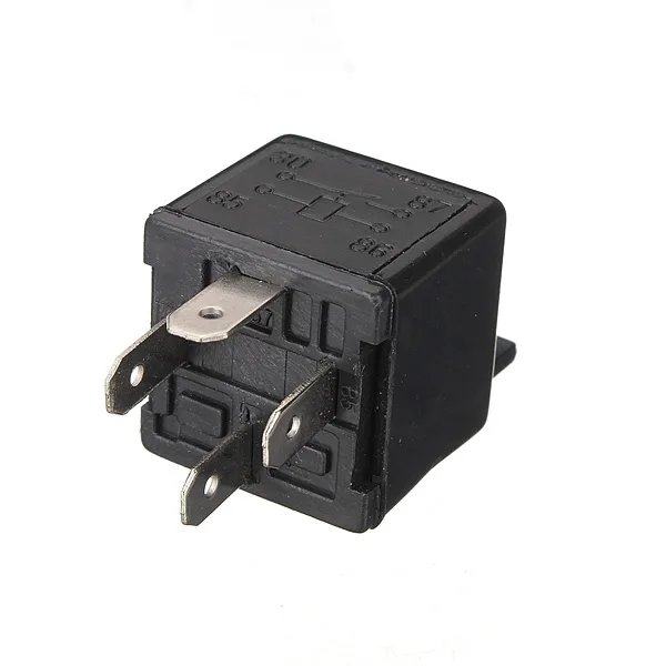 Реле 4-х контактное 12V 30A (с скобой) 0061