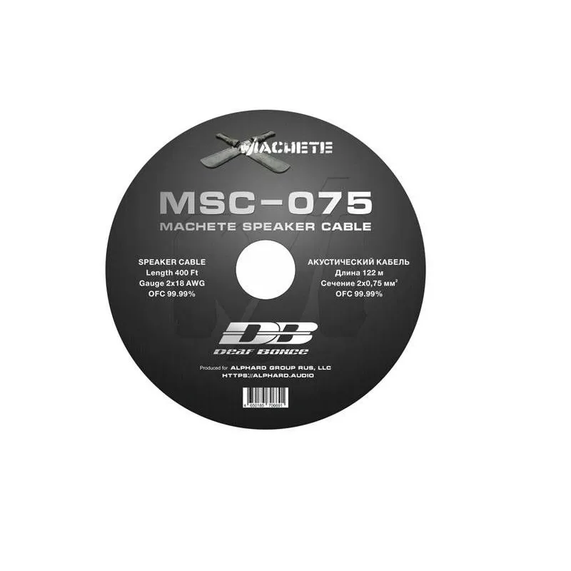 Кабель акустический Machete 2*0.75 мм2 GREEN (100% медь) (Бухта 122м)