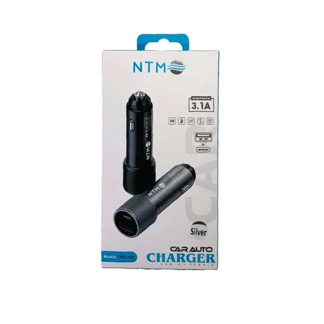 АЗУ USB+TYPE-C  порт NTM FM3-306