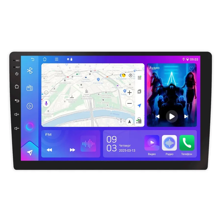 Автомагнитола Eplutus CA905 (ANDROID 12) 9",4-ядер. 4GB-ОЗУ, 64GB, 4G-модем