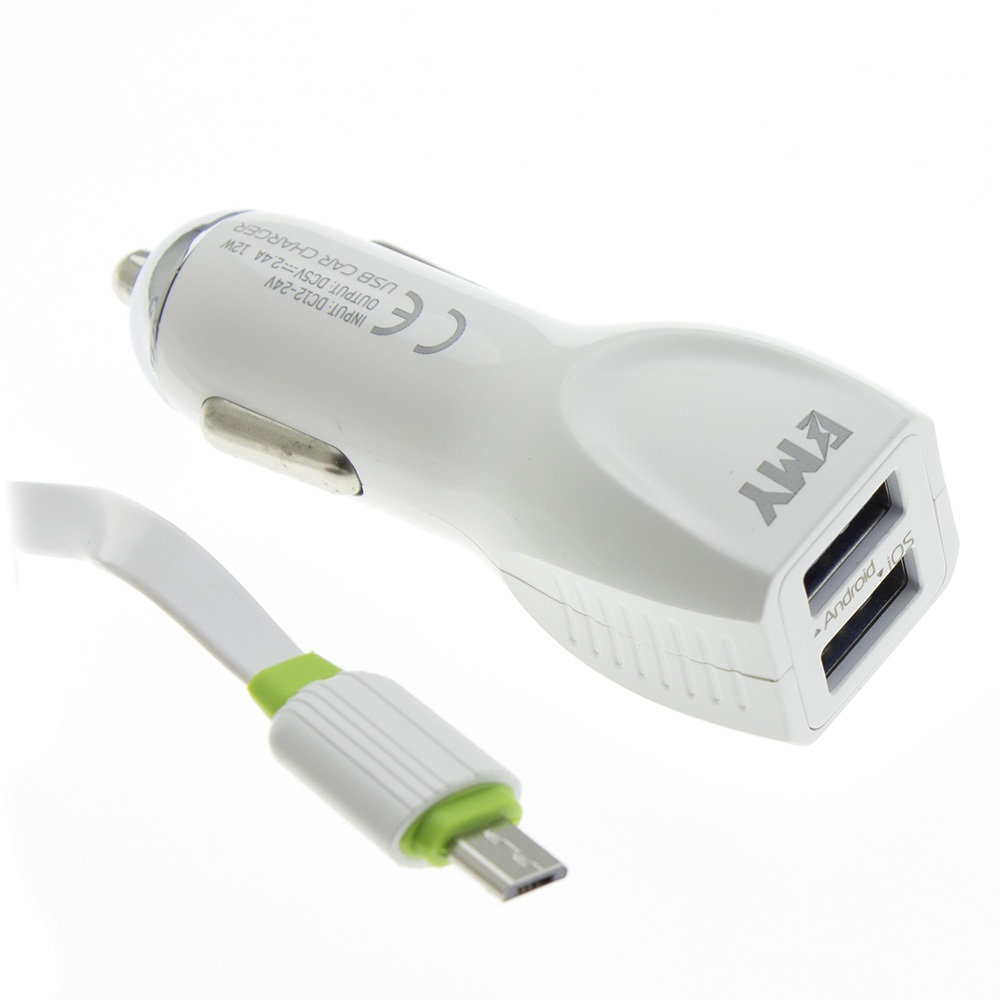 АЗУ USB порт MR53A 2.4A+вольтметр