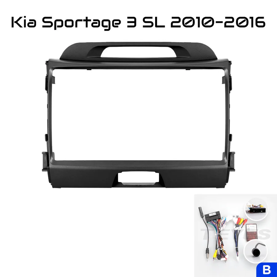 Установочный к-т для штатной а/м 9" KIA Sportage SL 2008-2016 вид. B + проводка CAN