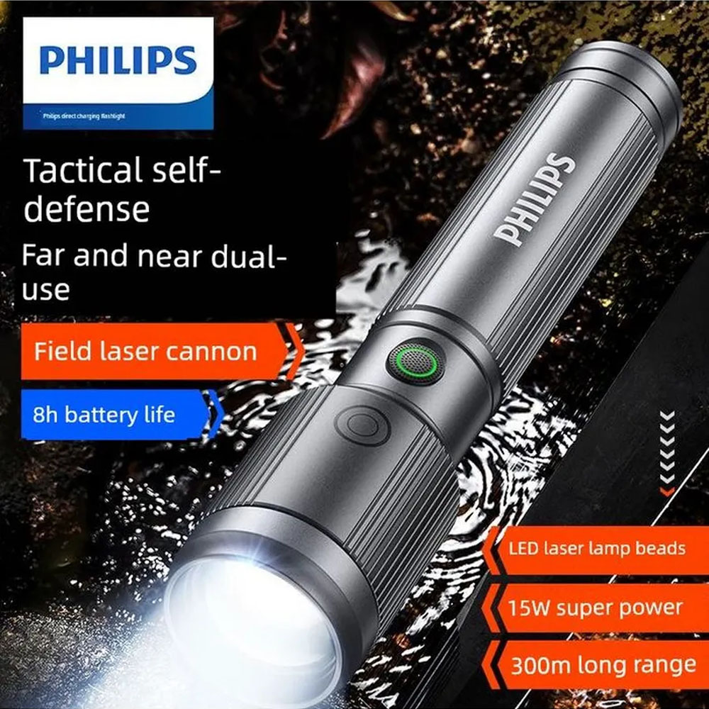 Фонарик zoom Philips SFL-2143 (TYPE-C)