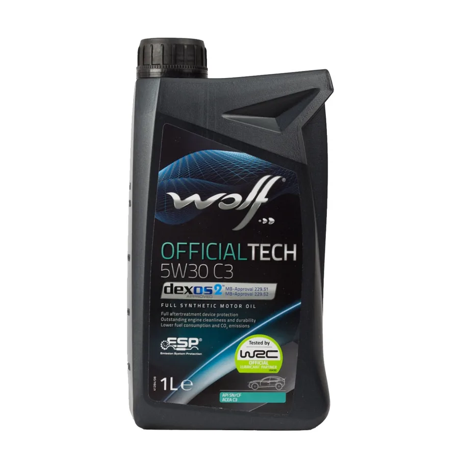 Масло моторное WOLF OFFICIALTECH 5w30 C3 1л