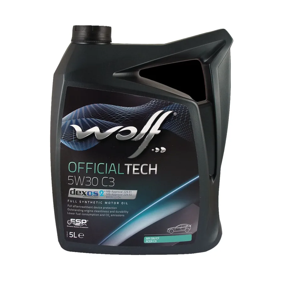 Масло моторное WOLF OFFICIALTECH 5w30 C3 5л