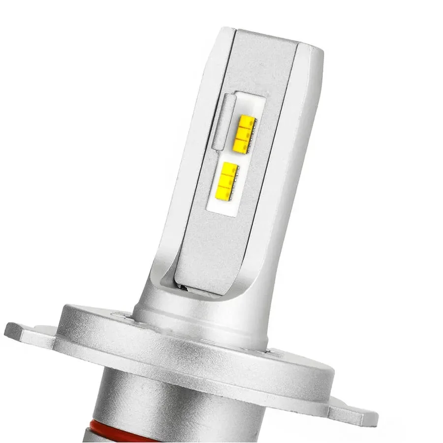 Светодиодные LED лампы ElectroKot LightVision A10 12-24V H4 чипы Lumileds ZES 6000K к-т 2шт
