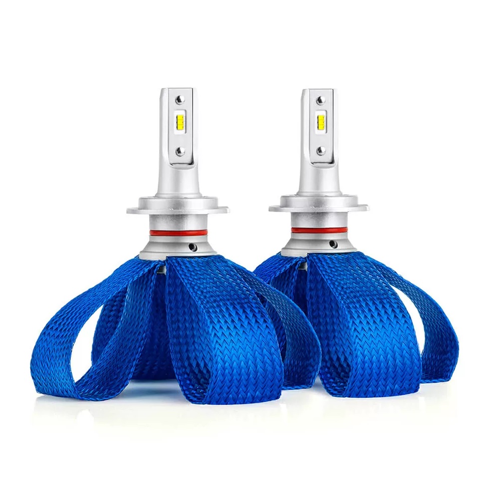 Светодиодные LED лампы ElectroKot LightVision A10 12-24V H7 чипы Lumileds ZES 6000K к-т 2шт