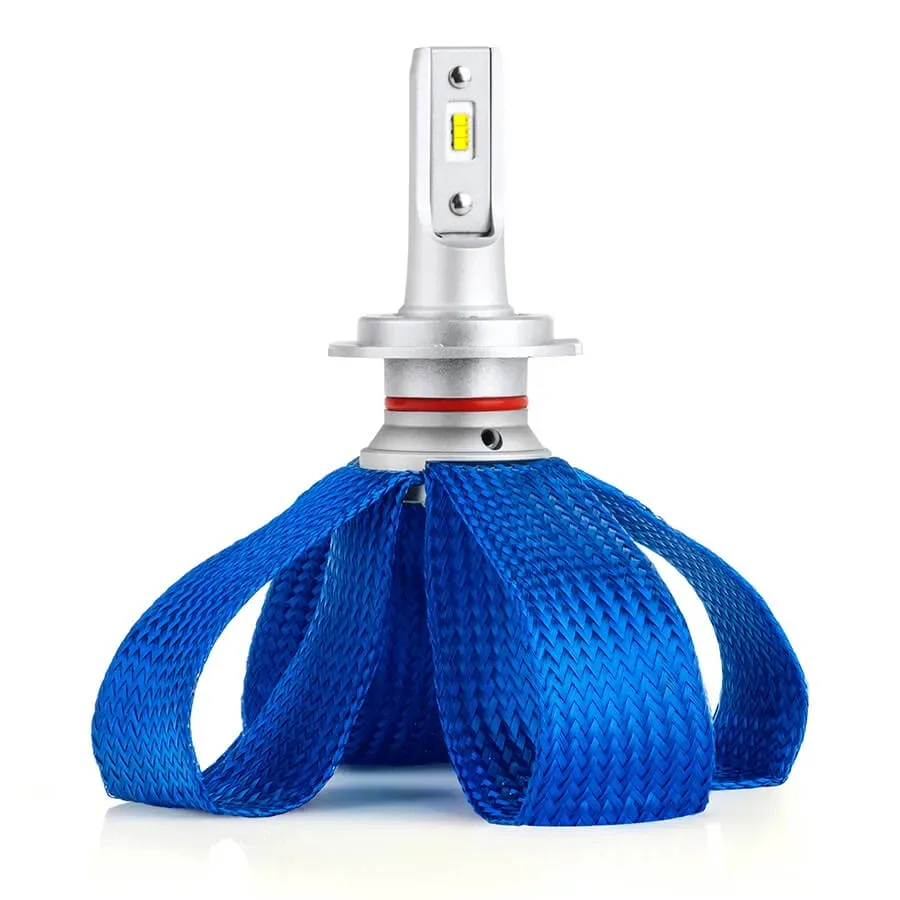 Светодиодные LED лампы ElectroKot LightVision A10 12-24V H7 чипы Lumileds ZES 6000K к-т 2шт