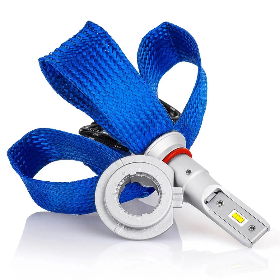 Светодиодные LED лампы ElectroKot LightVision A10 12-24V H7 чипы Lumileds ZES 6000K к-т 2шт