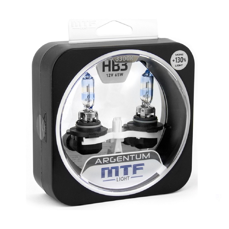Лампа 12V MTF HB3 65W Argentum+80% 9005 (Eurobox,2шт.)