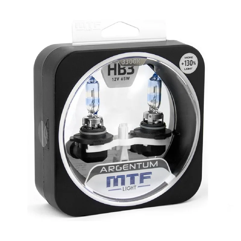 Лампа 12V MTF HB3 65W Argentum+80% 9005 (Eurobox,2шт.)