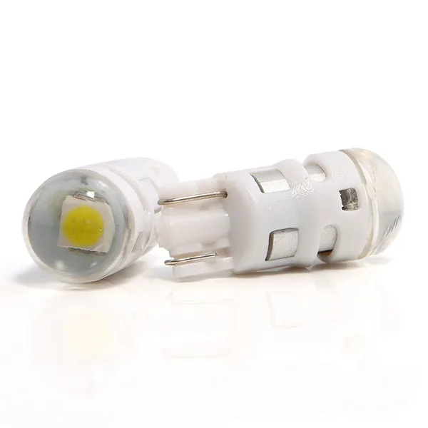 Лампа диодная 12V W5W б/ц 3SMD + радиатор (ИСКРА)