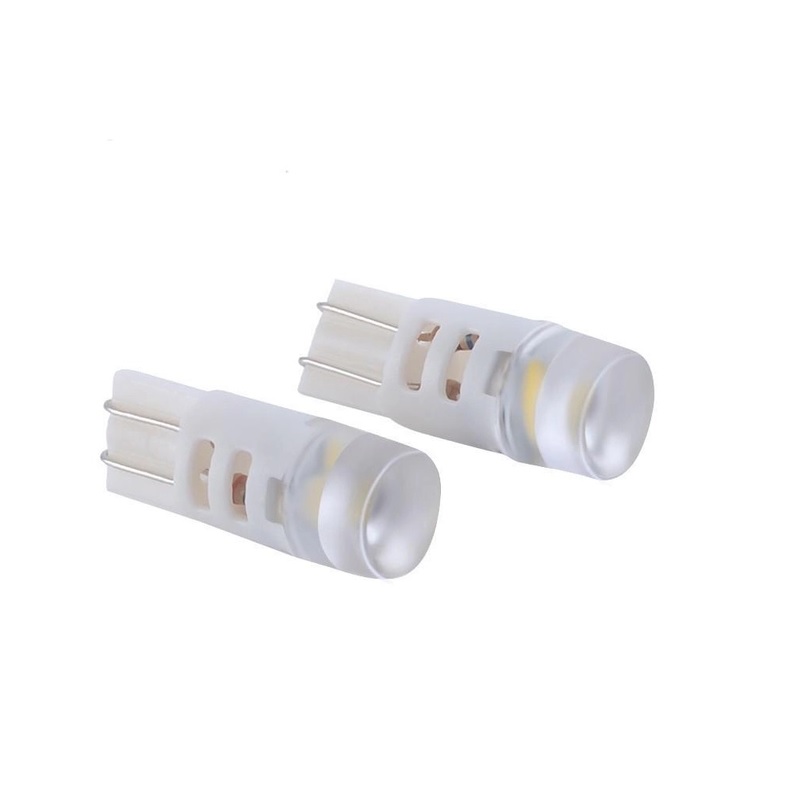 Лампа диодная 12V W5W б/ц 3SMD + радиатор (ИСКРА)