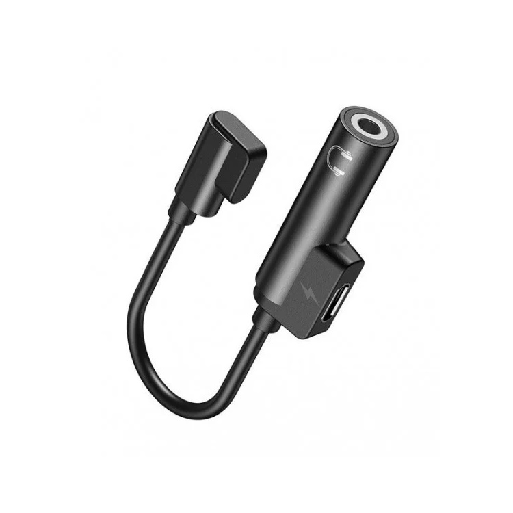 Адаптер переходник 2в1 Lighting -3.5 мм MIVO L2