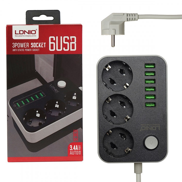 СЗУ LDNIO SE3631 6USB 3.4A