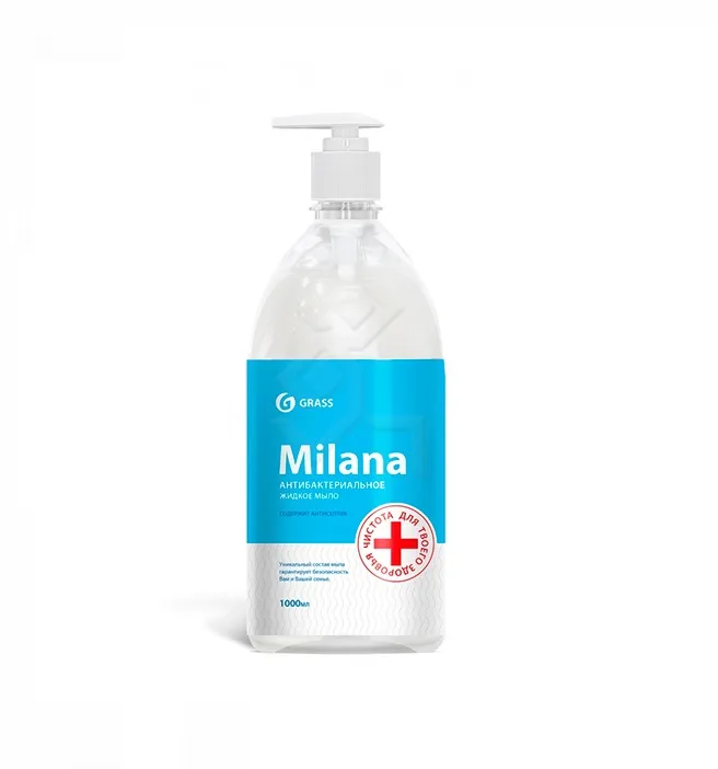 GraSS Жидкое мыло MILANA антибактериальное 1л 125435