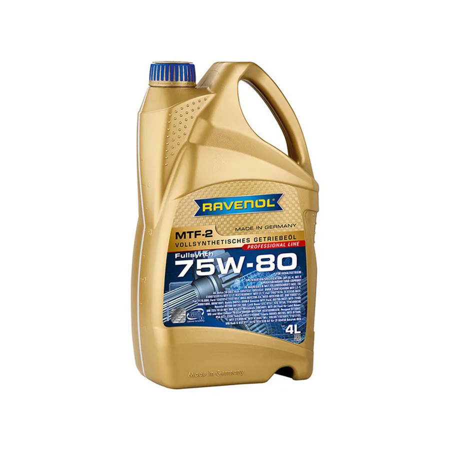 Трансмиссионное масло RAVENOL MTF-2 75W-80 GL4 4л