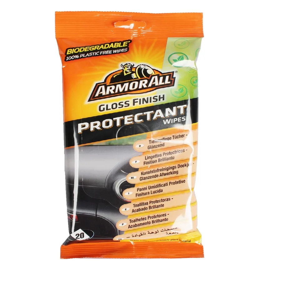ArmorAll Dash GLOSS Flow Wipes Салфетки Влажные для Панели Глянцевый эффект (6) Е301925000