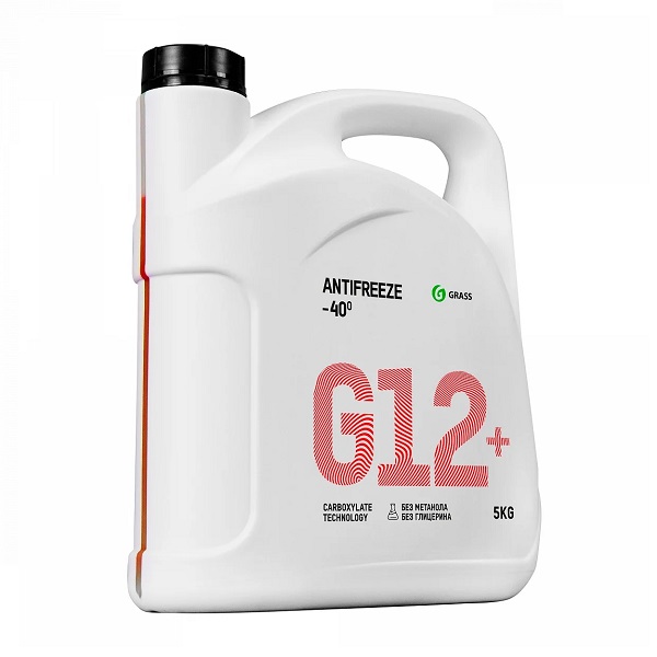 Антифриз GRASS G-12+ -40 (красн.) 5 кг. 110332
