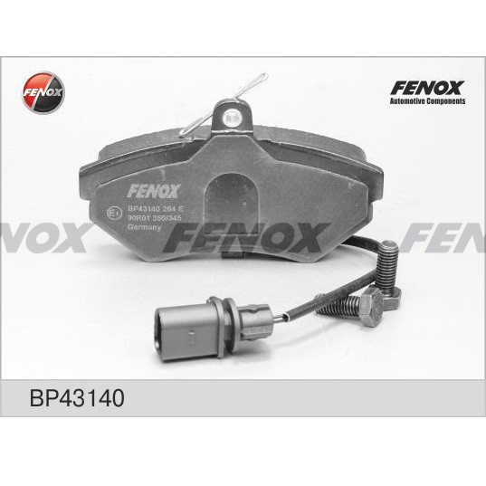 Колодки торм. перед. FENOX BP43140 AUDI A4 94-08, Passat 96-05