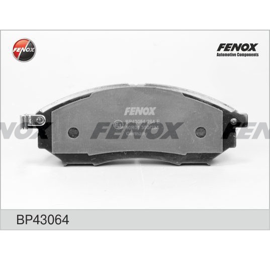 Колодки торм. перед. FENOX BP43064 NISSAN Qasqhai 2 07-13, Renault