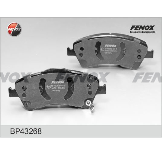 Колодки торм. перед. FENOX BP43268 Toyota Corolla, Auris, Avensis 07-15