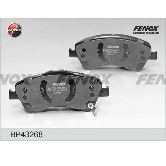 Колодки торм. перед. FENOX BP43268 Toyota Corolla, Auris, Avensis 07-15