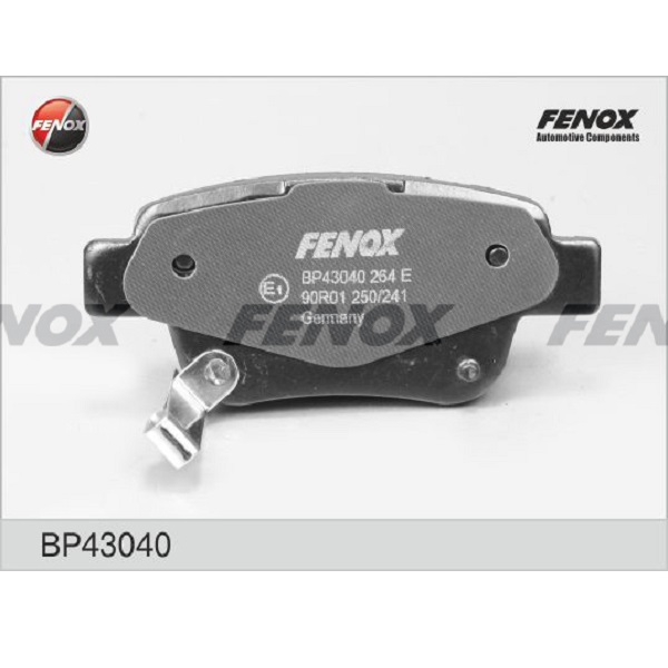 Колодки торм. зад. FENOX BP43040 Toyota Avensis, Corolla Verso 03-08
