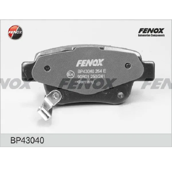 Колодки торм. зад. FENOX BP43040 Toyota Avensis, Corolla Verso 03-08
